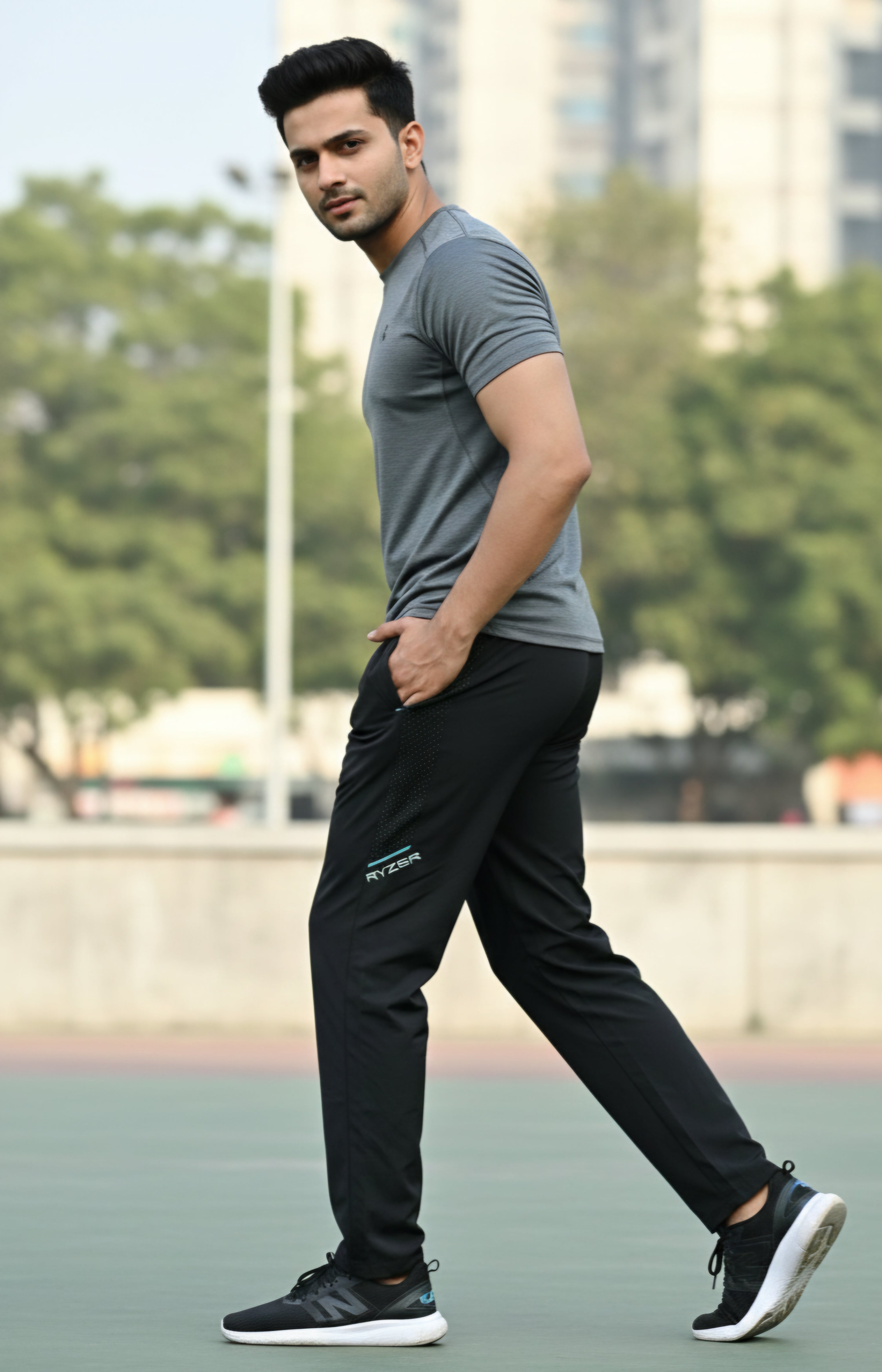 NS FABRIC SIDE LASER-CUT FULL PANT