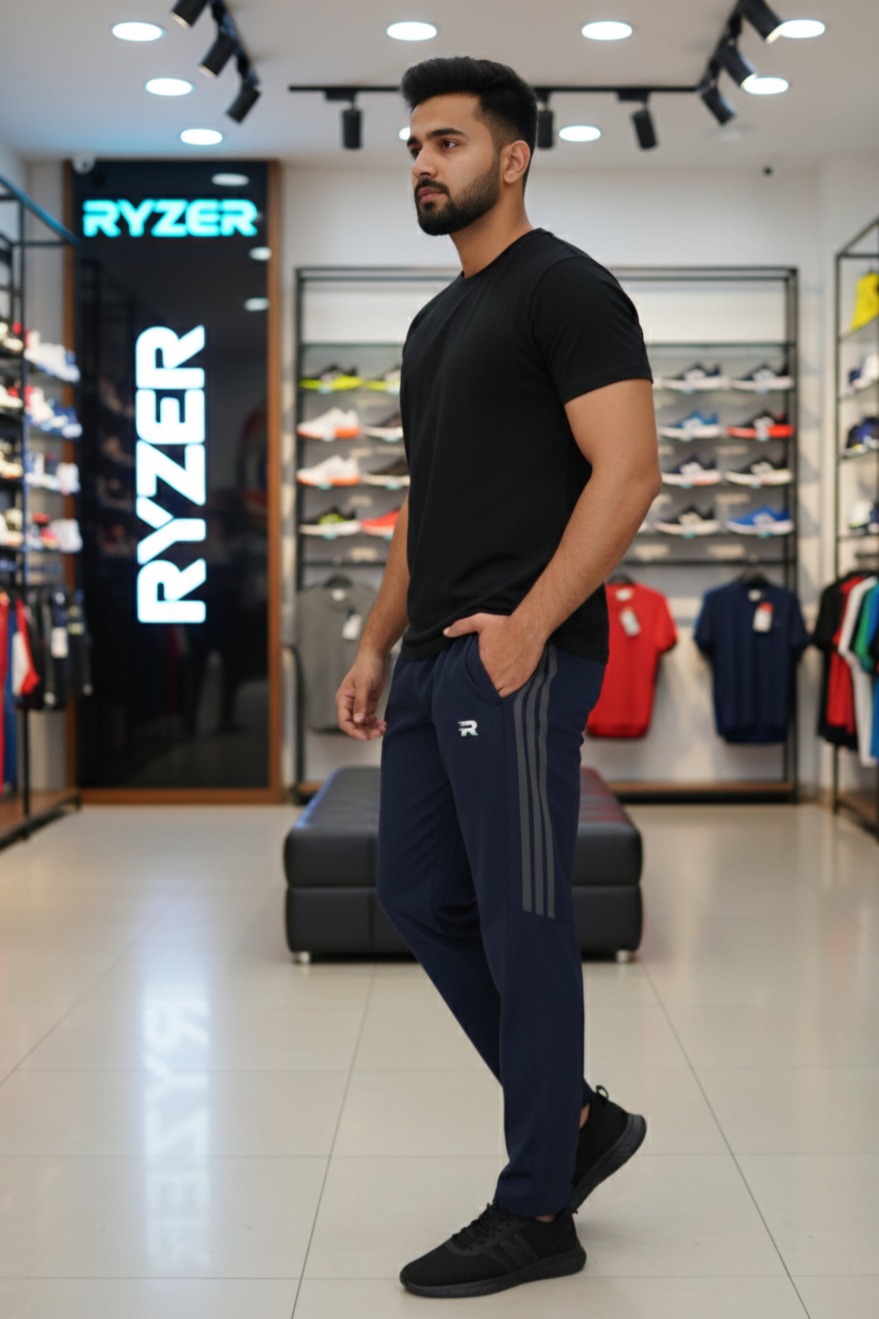 TERRY 3-STRIPE RYZER ELITE NS TRACK PANT
