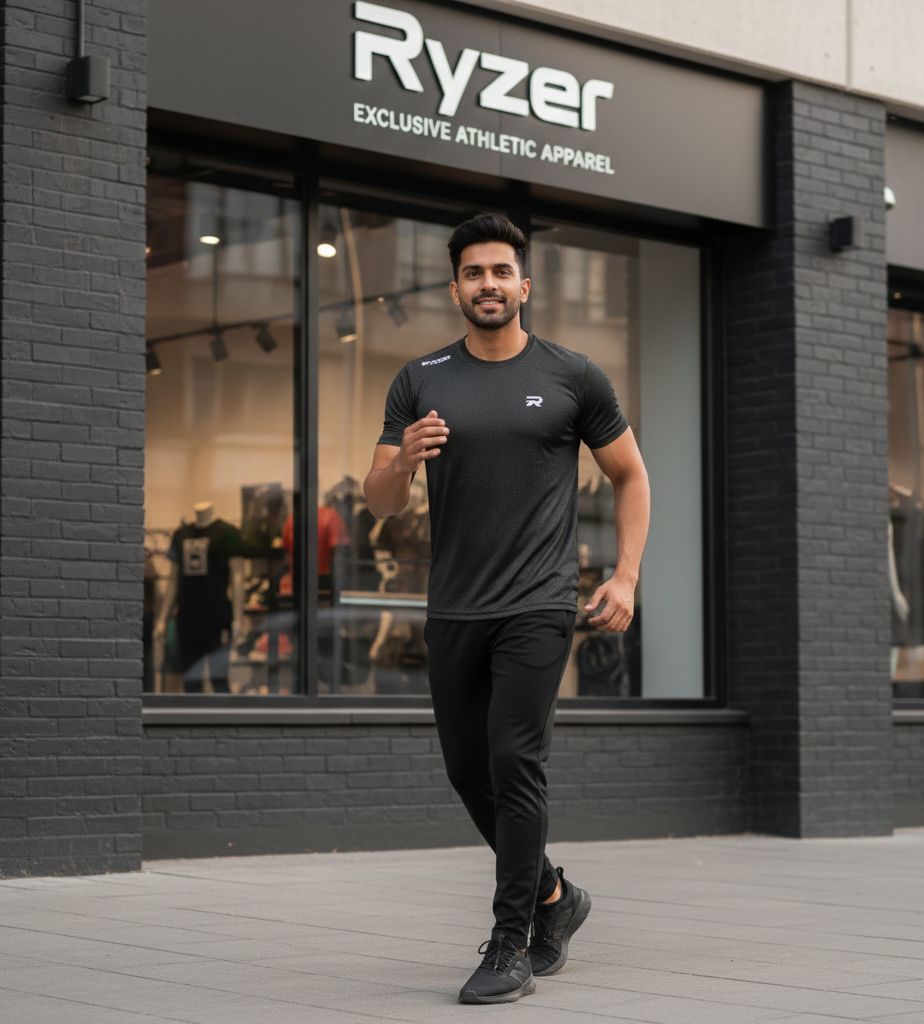 4-Way Stretch Mesh Performance Tee – Ultra-Breathable Lycra Training T-shirt