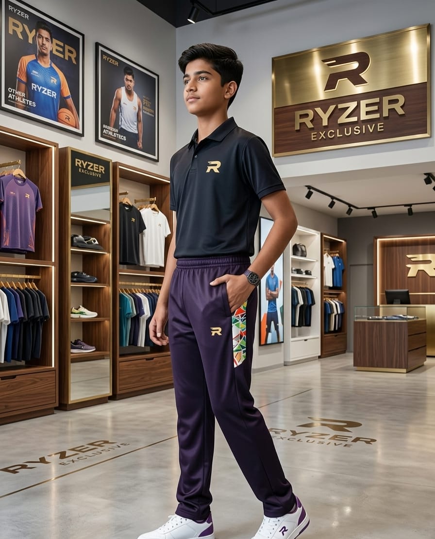 Kids Full 2c Youth Athletic Track Pants Set – Breathable Kids Sportswear