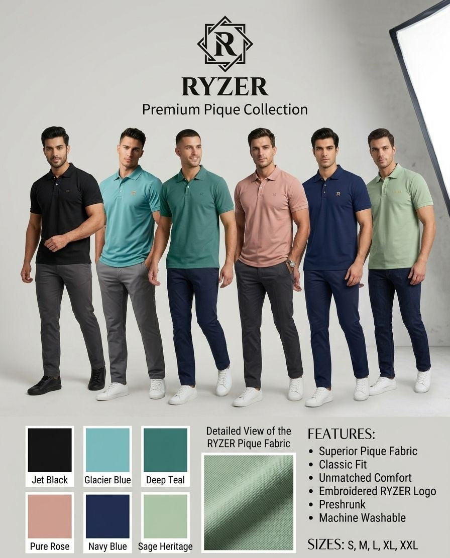 Men’s Premium Polo Metty T-Shirt – Stylish & Comfortable Everyday Wear
